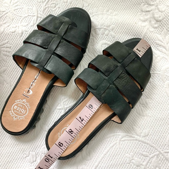 NEW Jeffrey Campbell Leather Rochelle Slide Sandal NWOB - Picture 11 of 15